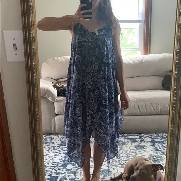 Flowy blue dress - Picture 7 of 8